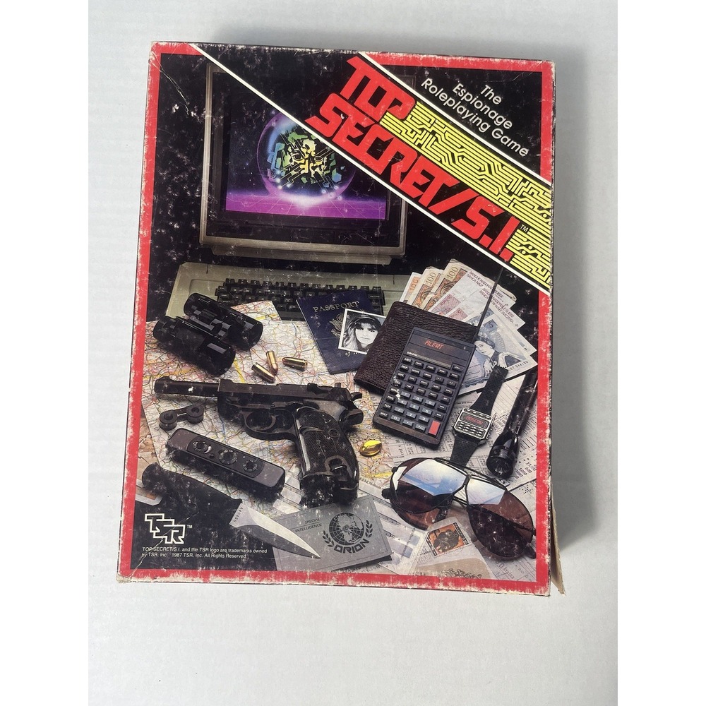 TSR Top Secret S.I. The Espionage Roleplaying Game See Description